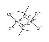 (Et4N)2[Fe2(μ-tert-butylimide)2Cl4] Structure