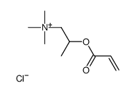 trimethyl(2-prop-2-enoyloxypropyl)azanium,chloride Structure