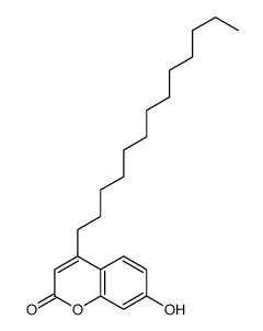 7-hydroxy-4-tridecylchromen-2-one Structure