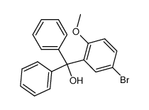 (5-bromo-2-methoxy-phenyl)-diphenyl-methanol Structure