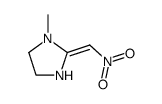 (E)-1-methyl-2-(nitromethylidene)imidazolidine Structure