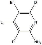 2-Amino-5-bromopyridine-d3结构式