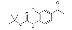 (4-Acetyl-2-methoxy-phenyl)-carbamic acid tert-butyl ester picture