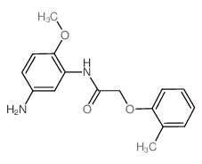 N-(5-Amino-2-methoxyphenyl)-2-(2-methylphenoxy)-acetamide Structure