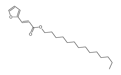 tetradecyl 3-(furan-2-yl)prop-2-enoate Structure