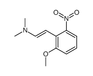 3-methoxy-trans-2-[β-(dimethylamino)vinyl]-nitrobenzene Structure
