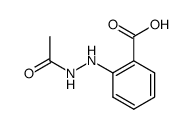 o-(N-ethanoylhydrazino)benzoic acid结构式