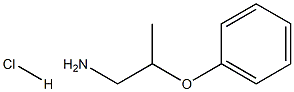 2-phenoxypropylamine hcl Structure