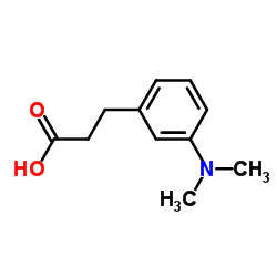 3-[3-(Dimethylamino)phenyl]propanoic acid Structure