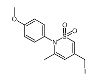 2-Iodmethyl-4-methyl-N-(4-methoxy-phenyl)-buta-1,3-dien-1,4-sultam Structure