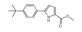 methyl 5-(4-(tert-butyl)phenyl)-1H-pyrrole-2-carboxylate Structure