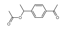 1-[4-(1-acetoxy-ethyl)-phenyl]-ethanone Structure