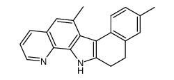 6,9-dimethyl-12,13-dihydro-11H-benzo[g]pyrido[2,3-a]carbazole结构式