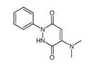 4-dimethylamino-1-phenyl-1,2-dihydro-pyridazine-3,6-dione结构式