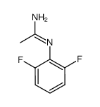 N-(2,6-difluorophenyl)acetamidine Structure