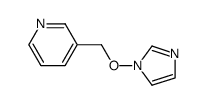 1-(pyridin-3-ylmethoxy) imidazole结构式