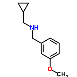 N-(Cyclopropylmethyl)-3-Methoxy-benzylamine Structure