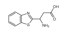 2-Benzothiazolepropionicacid,beta-amino-(6CI) structure