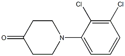 1-(2,3-dichlorophenyl)piperidin-4-one结构式