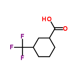 3-(Trifluoromethyl)cyclohexanecarboxylic acid structure