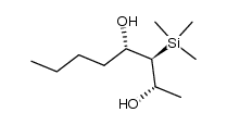 (2S,3S,4S)-3-(trimethylsilyl)octane-2,4-diol Structure