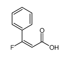 3-fluoro-3-phenylprop-2-enoic acid结构式