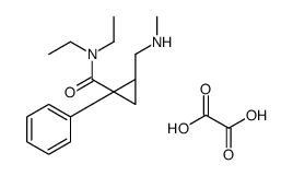 [(1S,2R)-2-(diethylcarbamoyl)-2-phenylcyclopropyl]methyl-methylazanium,2-hydroxy-2-oxoacetate Structure