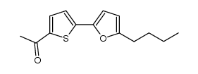 1-(5-(5-butylfuran-2-yl)thiophen-2-yl)ethanone Structure