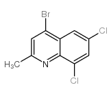 4-Bromo-6,8-dichloro-2-methylquinoline结构式