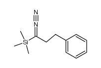 (1-diazo-3-phenylpropyl)trimethylsilane Structure