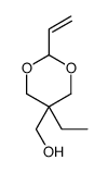 (2-ethenyl-5-ethyl-1,3-dioxan-5-yl)methanol Structure
