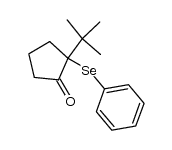 2-t.butyl-2-phenylselenocyclopentanone Structure