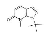 1-tert-butyl-7-methyl-1H-pyrazolo[3,4-b]pyridin-6(7H)-one Structure