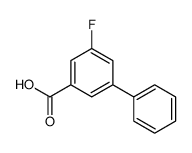 5-FLUORO-[1,1'-BIPHENYL]-3-CARBOXYLIC ACID structure