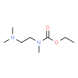 Carbamic acid,(2-dimethylaminoethyl)methyl-,ethyl ester (6CI) Structure