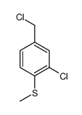 (2-Chloro-4-(chloromethyl)phenyl)(methyl)sulfane Structure