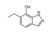 6-ethyl-1(2)H-indazol-7-ol Structure