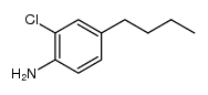 2-chloro-4-butylaniline结构式