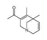 1-(4,5-dimethyl-1-azabicyclo[3.3.1]nona-3,6-dien-3-yl)ethanone Structure