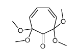 2,2,7,7-tetramethoxycyclohepta-3,5-dien-1-one Structure