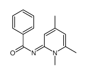 N-(1,4,6-trimethylpyridin-2-ylidene)benzamide结构式