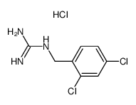 N-(2,4-Dichloro-benzyl)-guanidine; hydrochloride Structure