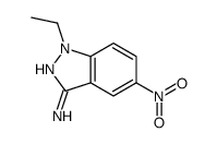 1-ethyl-5-nitroindazol-3-amine结构式