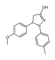5-(4-methoxyphenyl)-1-(4-methylphenyl)pyrazolidin-3-one Structure