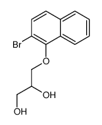 3-(2-bromonaphthalen-1-yl)oxypropane-1,2-diol Structure