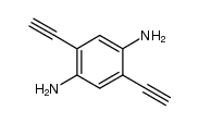 2,5-diethynylbenzene-1,4-diamine structure