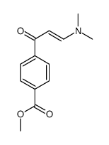 4-(3-(二甲氨基)丙烯酰基)苯甲酸甲酯结构式