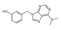 3-[[6-(dimethylamino)purin-9-yl]methyl]phenol结构式