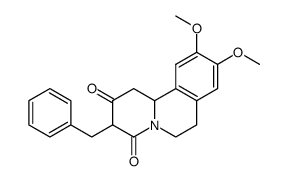 3-Benzyl-9,10-dimethoxy-1,6,7,11b-tetrahydro-pyrido[2,1-a]isoquinoline-2,4-dione结构式