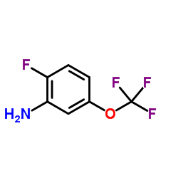 2-Fluoro-5-(trifluoromethoxy)aniline Structure
